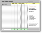 Moving Budgeting Worksheet